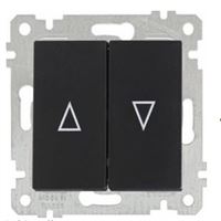 RİTA MEK TUŞ JALUZİ ANAHTARI (VİDALI) SİYAH (YAYSI 1